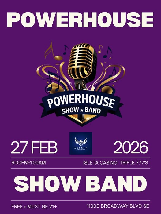 Powerhouse Show Band flyer