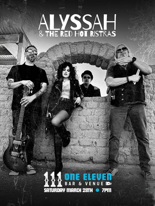 Upcoming show flyer